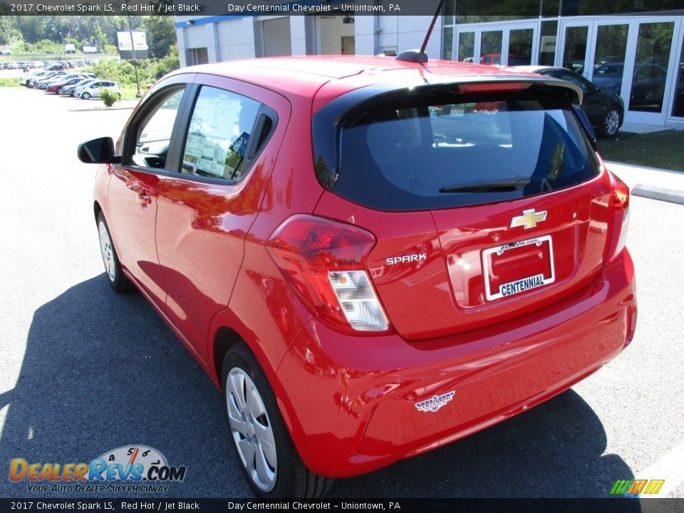 2017 Chevrolet Spark LS Red Hot / Jet Black Photo #5