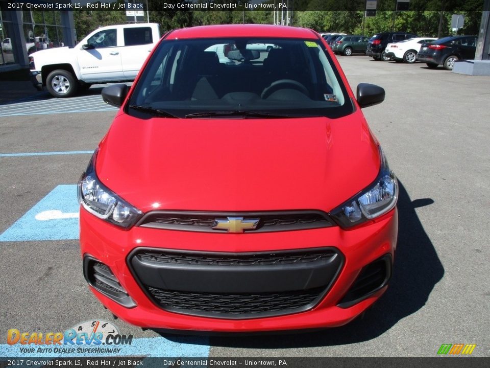 2017 Chevrolet Spark LS Red Hot / Jet Black Photo #10