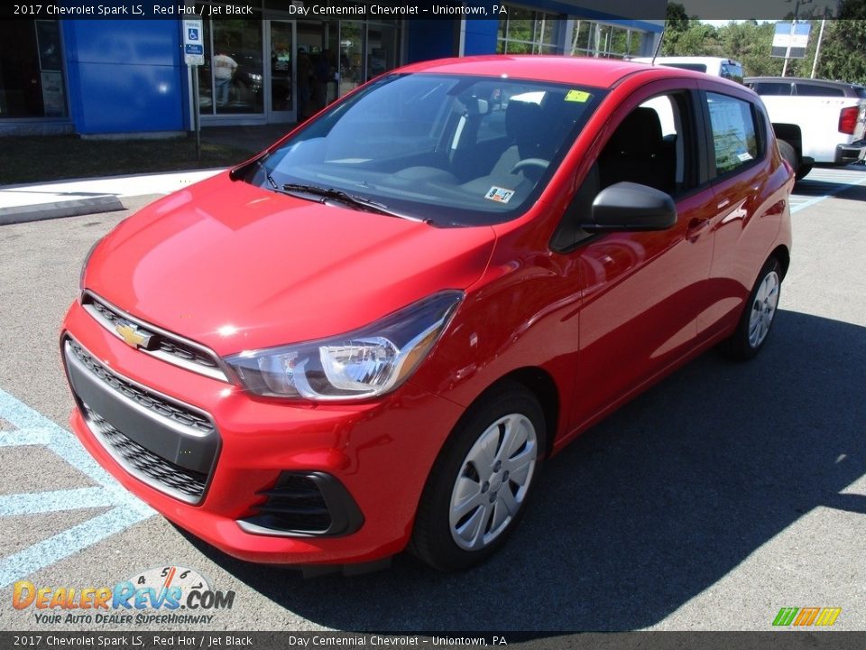 2017 Chevrolet Spark LS Red Hot / Jet Black Photo #11