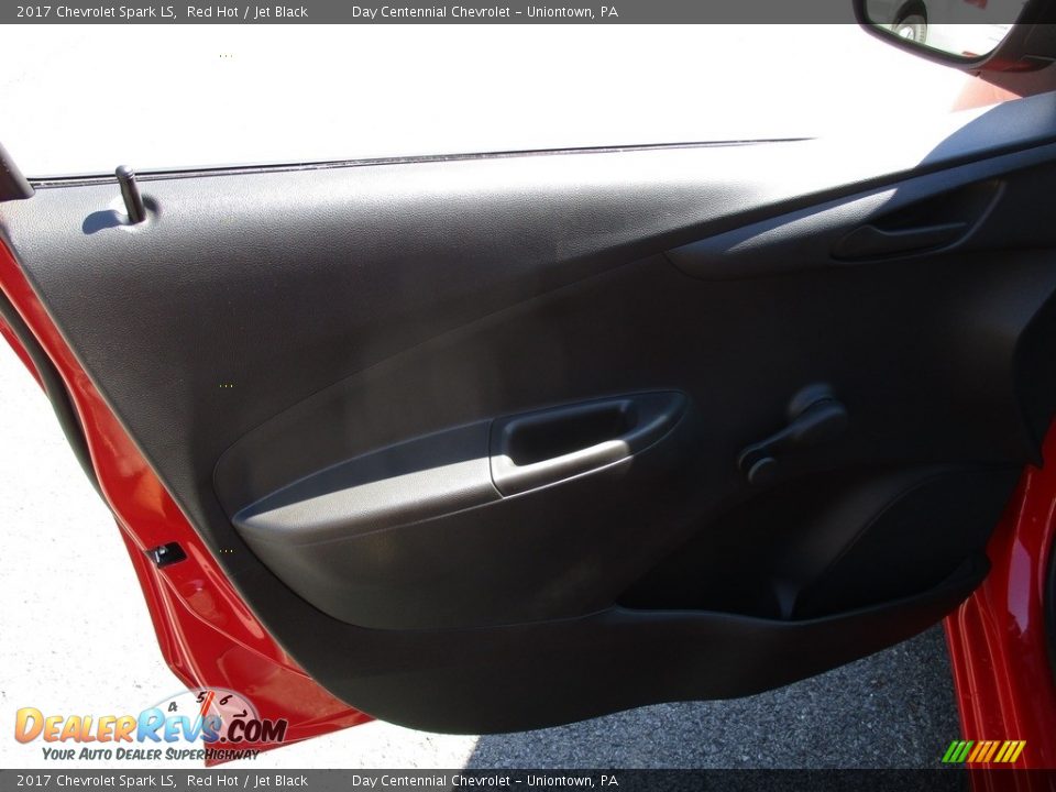 2017 Chevrolet Spark LS Red Hot / Jet Black Photo #12