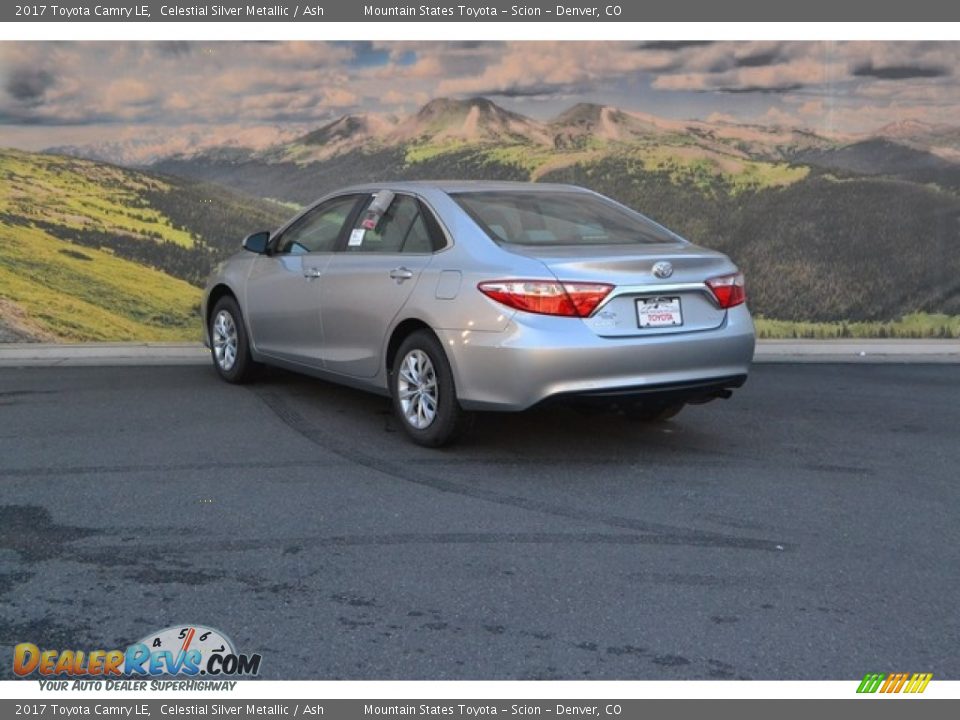 2017 Toyota Camry LE Celestial Silver Metallic / Ash Photo #3