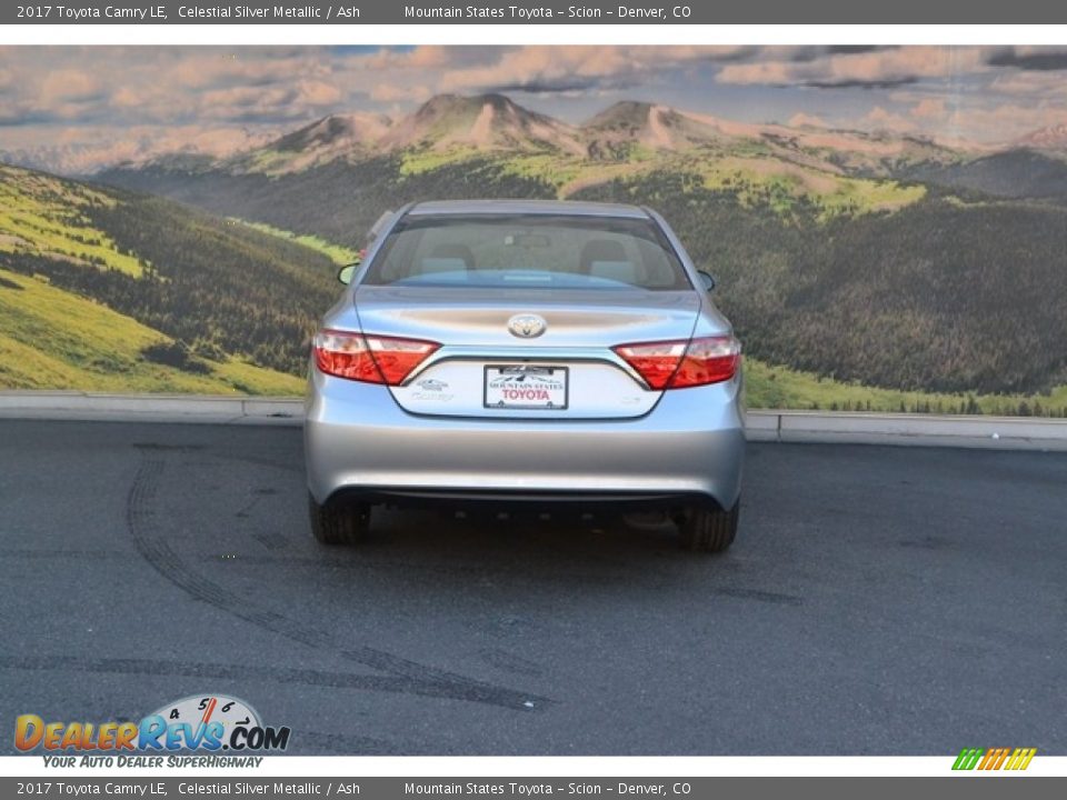 2017 Toyota Camry LE Celestial Silver Metallic / Ash Photo #4