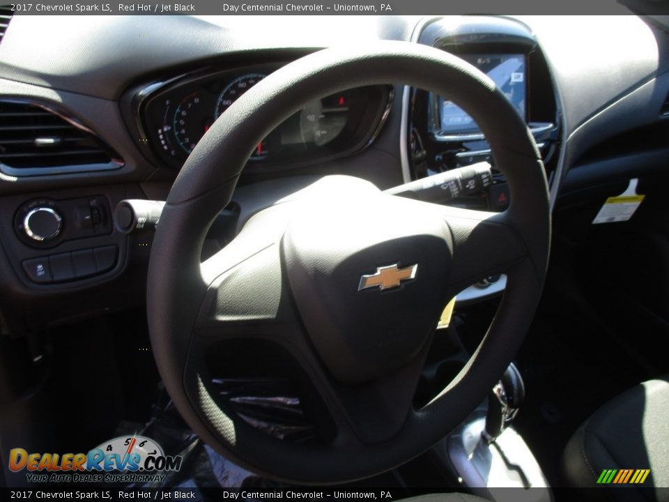 2017 Chevrolet Spark LS Red Hot / Jet Black Photo #15