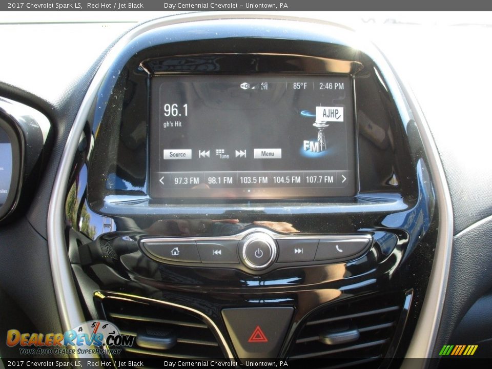 2017 Chevrolet Spark LS Red Hot / Jet Black Photo #17