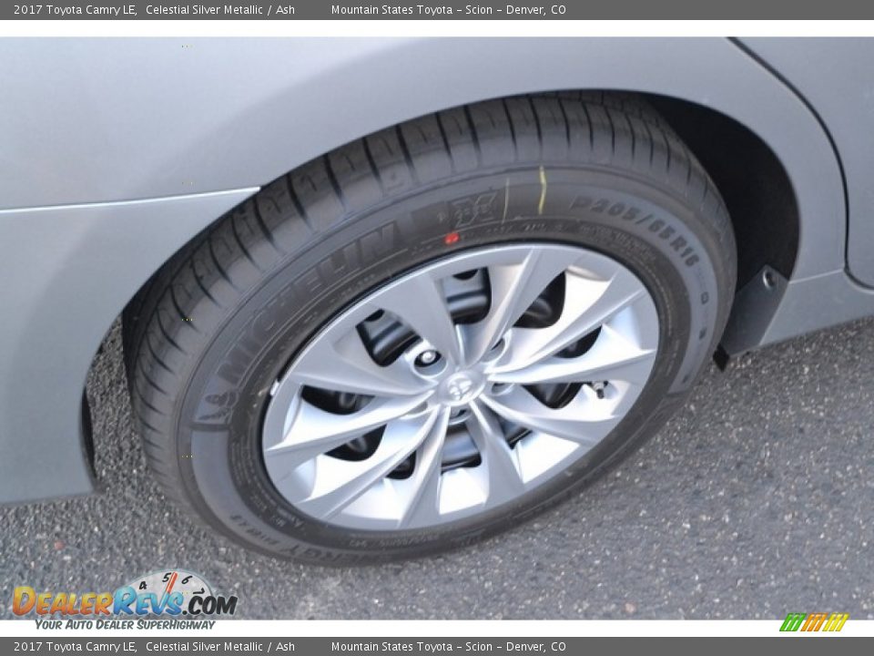 2017 Toyota Camry LE Celestial Silver Metallic / Ash Photo #9