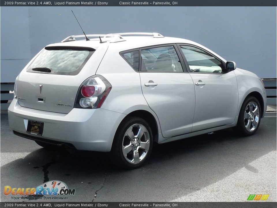 2009 Pontiac Vibe 2.4 AWD Liquid Platinum Metallic / Ebony Photo #2