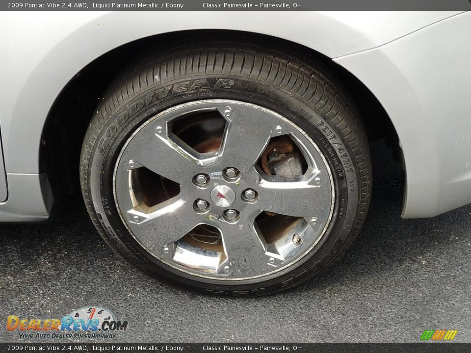2009 Pontiac Vibe 2.4 AWD Liquid Platinum Metallic / Ebony Photo #5