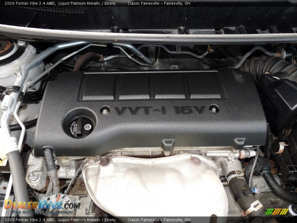 2009 Pontiac Vibe 2.4 AWD Liquid Platinum Metallic / Ebony Photo #6
