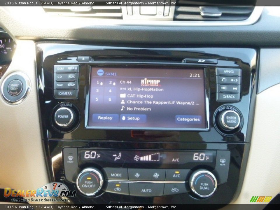 2016 Nissan Rogue SV AWD Cayenne Red / Almond Photo #17