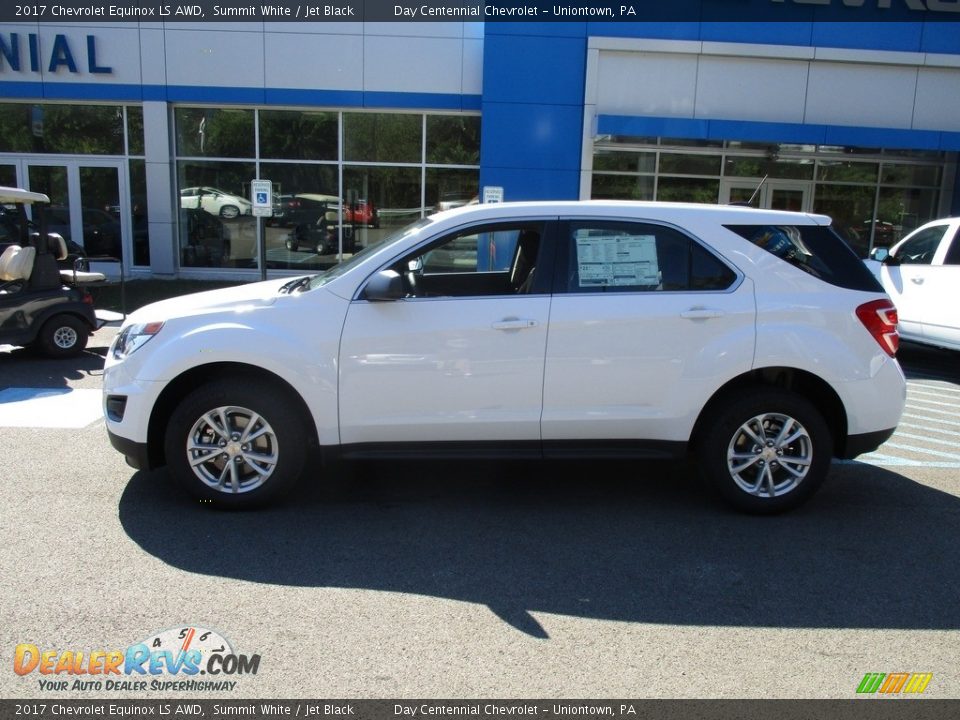 2017 Chevrolet Equinox LS AWD Summit White / Jet Black Photo #2