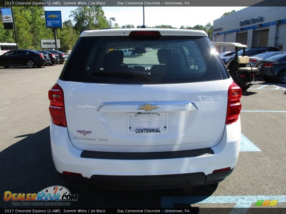 2017 Chevrolet Equinox LS AWD Summit White / Jet Black Photo #6