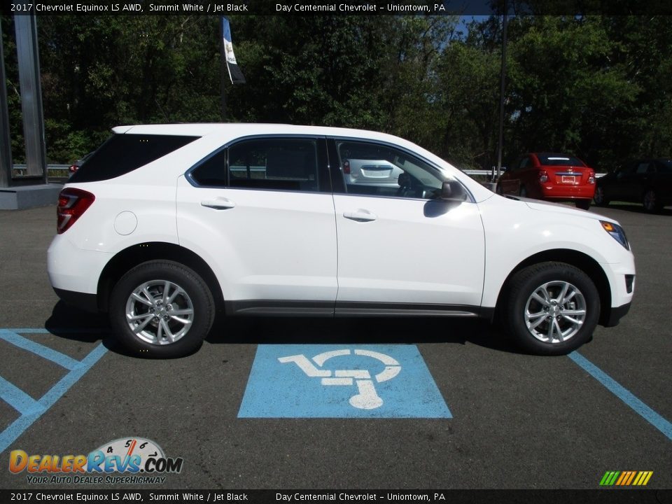 2017 Chevrolet Equinox LS AWD Summit White / Jet Black Photo #8