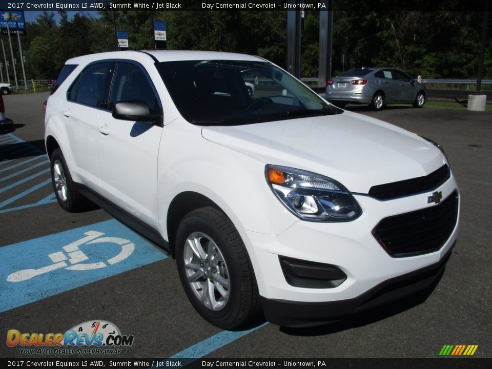 2017 Chevrolet Equinox LS AWD Summit White / Jet Black Photo #9