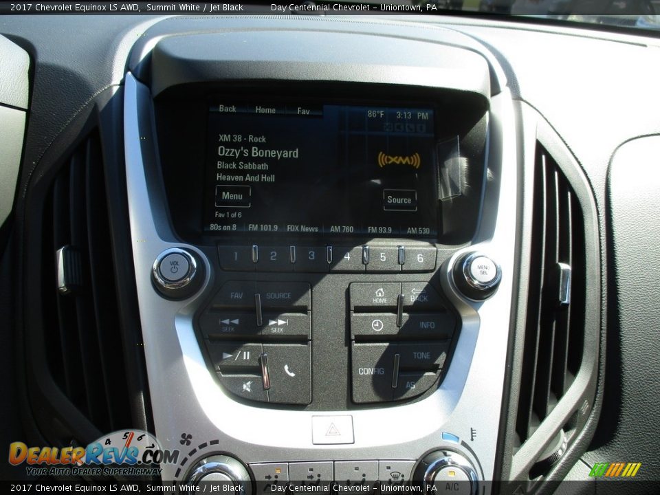2017 Chevrolet Equinox LS AWD Summit White / Jet Black Photo #17