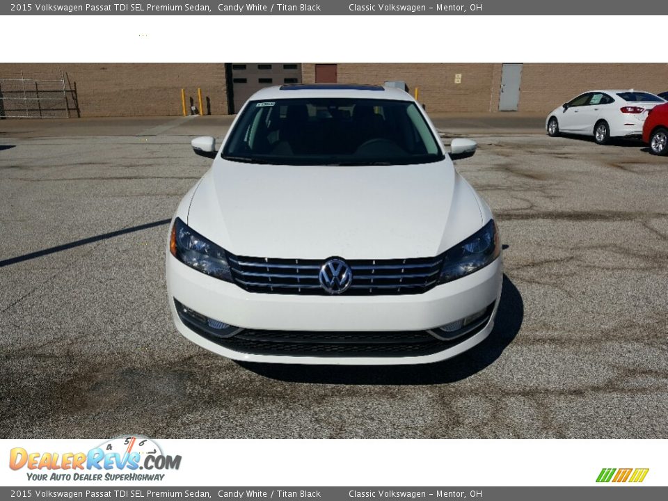 2015 Volkswagen Passat TDI SEL Premium Sedan Candy White / Titan Black Photo #1