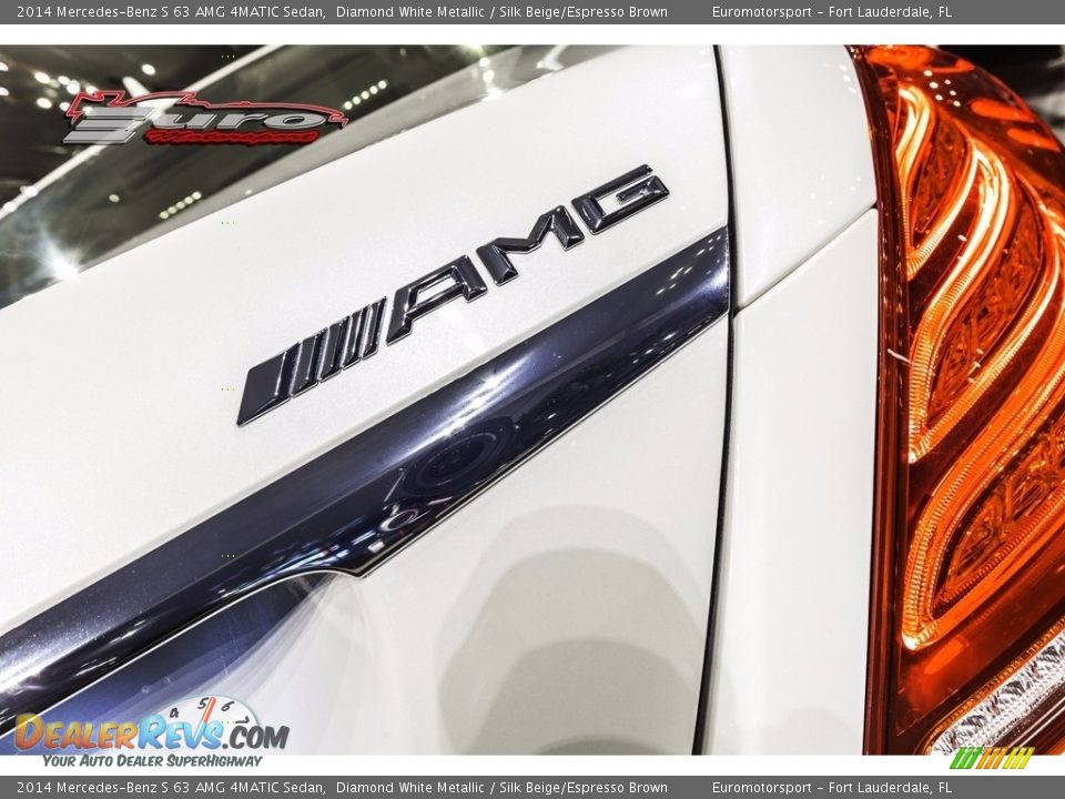 2014 Mercedes-Benz S 63 AMG 4MATIC Sedan Diamond White Metallic / Silk Beige/Espresso Brown Photo #18