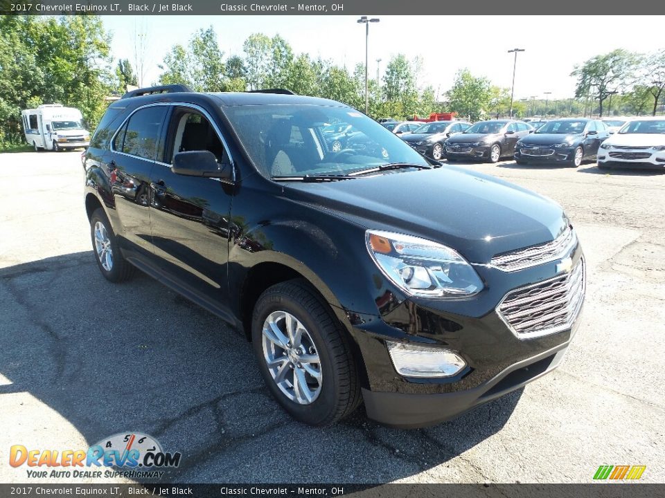 2017 Chevrolet Equinox LT Black / Jet Black Photo #3