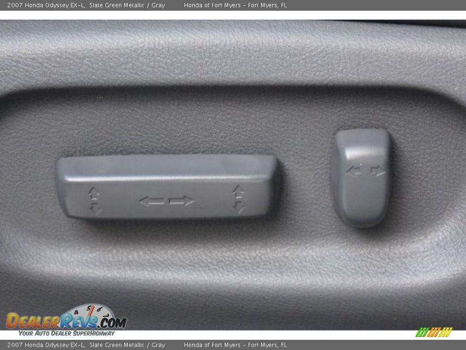 2007 Honda Odyssey EX-L Slate Green Metallic / Gray Photo #10