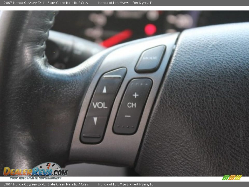 2007 Honda Odyssey EX-L Slate Green Metallic / Gray Photo #13