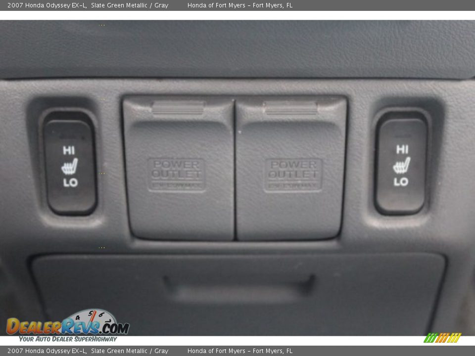 2007 Honda Odyssey EX-L Slate Green Metallic / Gray Photo #20