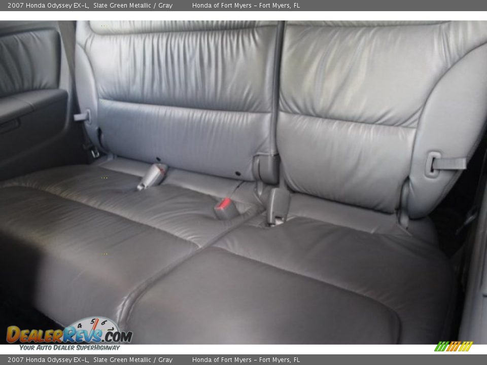 2007 Honda Odyssey EX-L Slate Green Metallic / Gray Photo #26