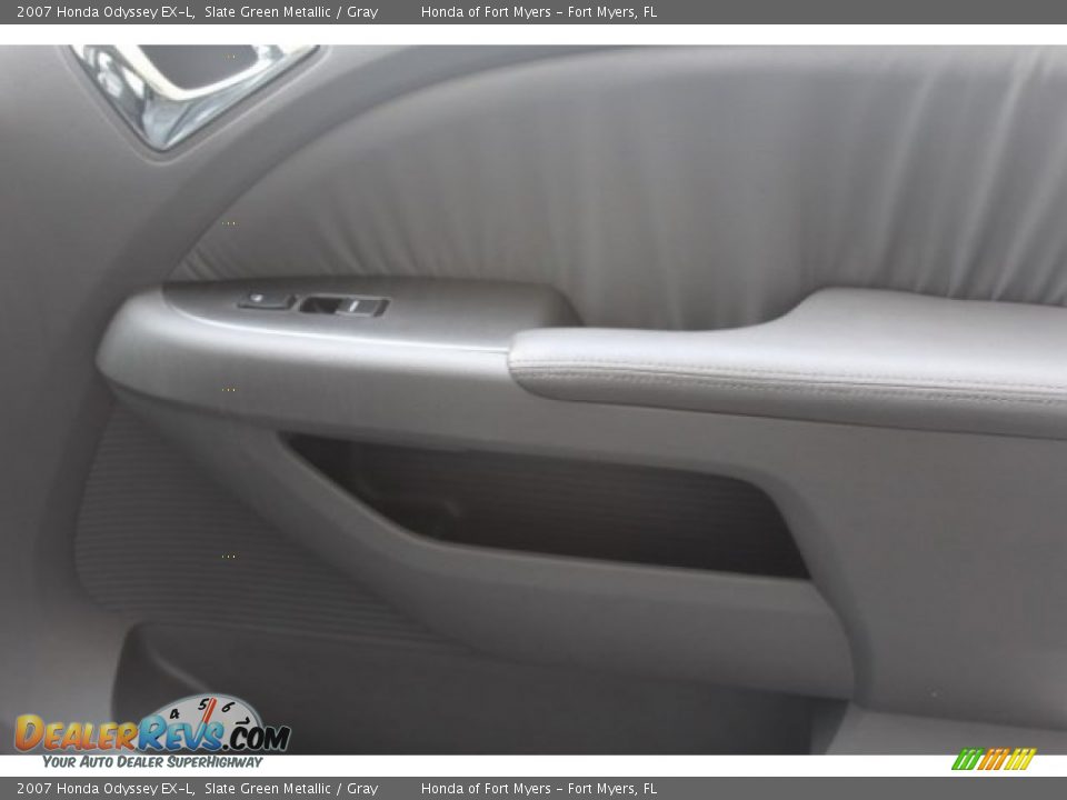 2007 Honda Odyssey EX-L Slate Green Metallic / Gray Photo #29