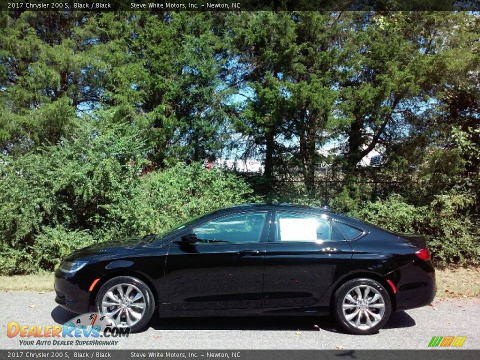 2017 Chrysler 200 S Black / Black Photo #1