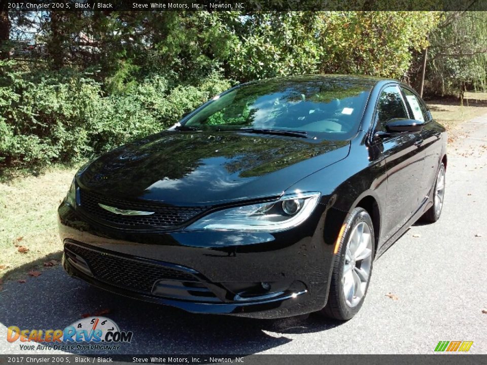 2017 Chrysler 200 S Black / Black Photo #2