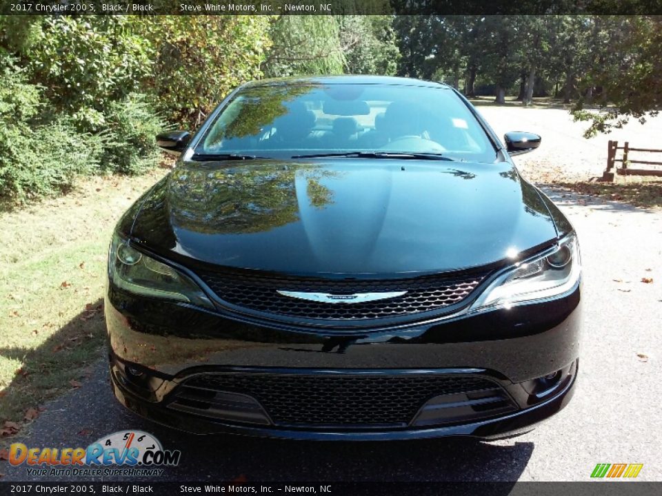 2017 Chrysler 200 S Black / Black Photo #3