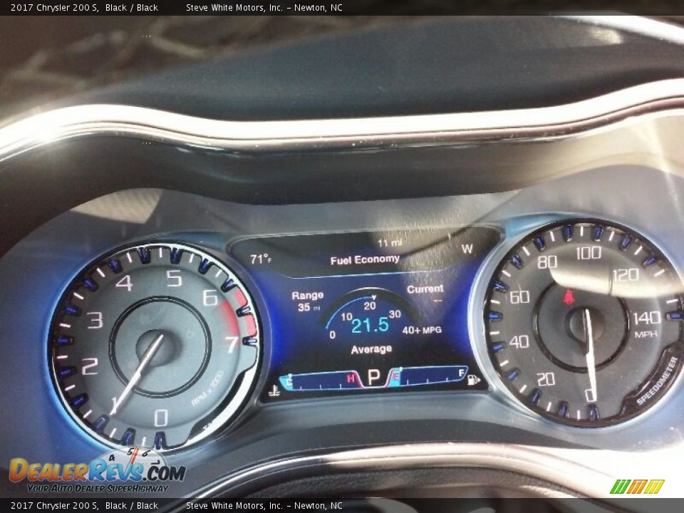2017 Chrysler 200 S Black / Black Photo #17