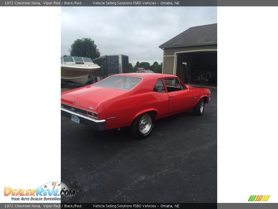 1972 Chevrolet Nova Viper Red / Black/Red Photo #5