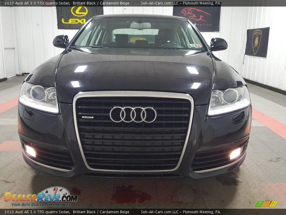2010 Audi A6 3.0 TFSI quattro Sedan Brilliant Black / Cardamom Beige Photo #7