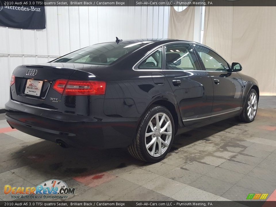 2010 Audi A6 3.0 TFSI quattro Sedan Brilliant Black / Cardamom Beige Photo #8