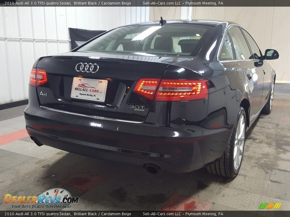 2010 Audi A6 3.0 TFSI quattro Sedan Brilliant Black / Cardamom Beige Photo #9