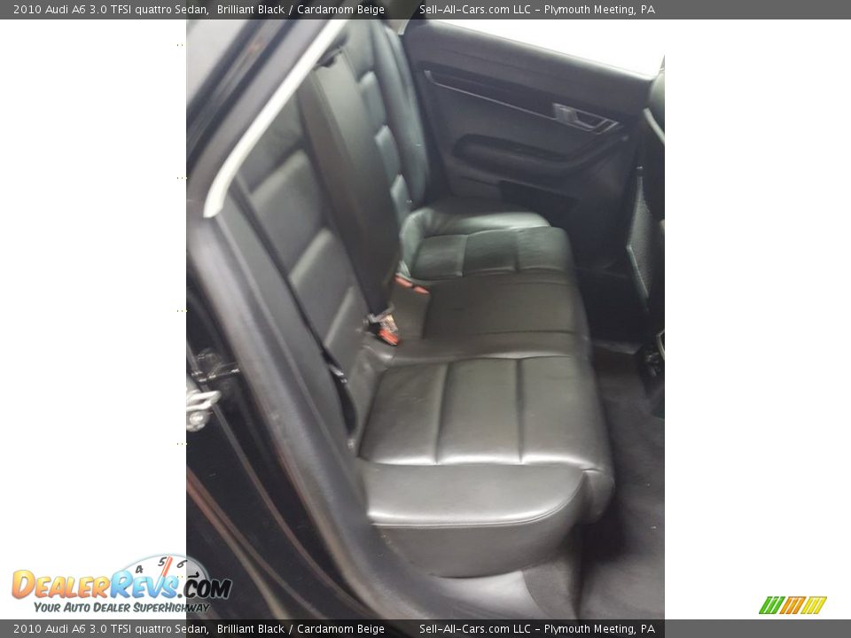 2010 Audi A6 3.0 TFSI quattro Sedan Brilliant Black / Cardamom Beige Photo #19