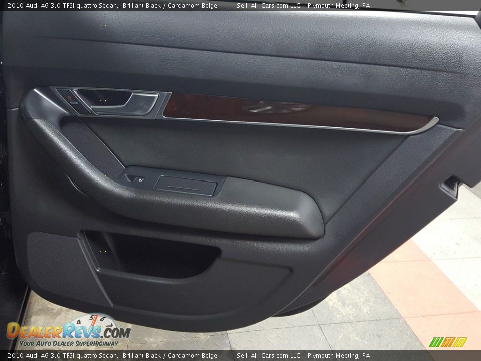 2010 Audi A6 3.0 TFSI quattro Sedan Brilliant Black / Cardamom Beige Photo #20