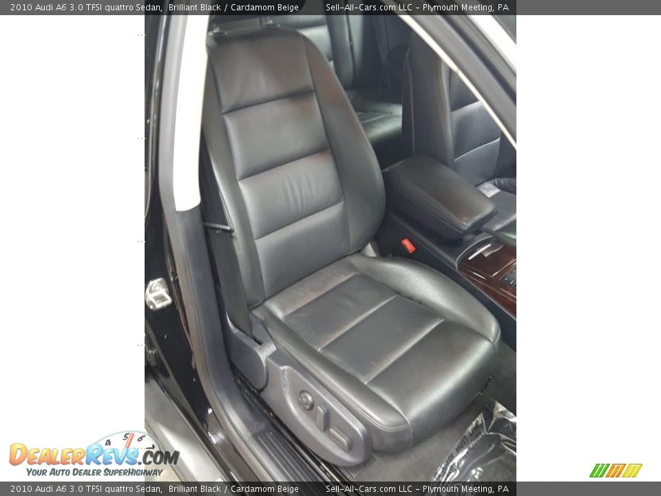 2010 Audi A6 3.0 TFSI quattro Sedan Brilliant Black / Cardamom Beige Photo #21