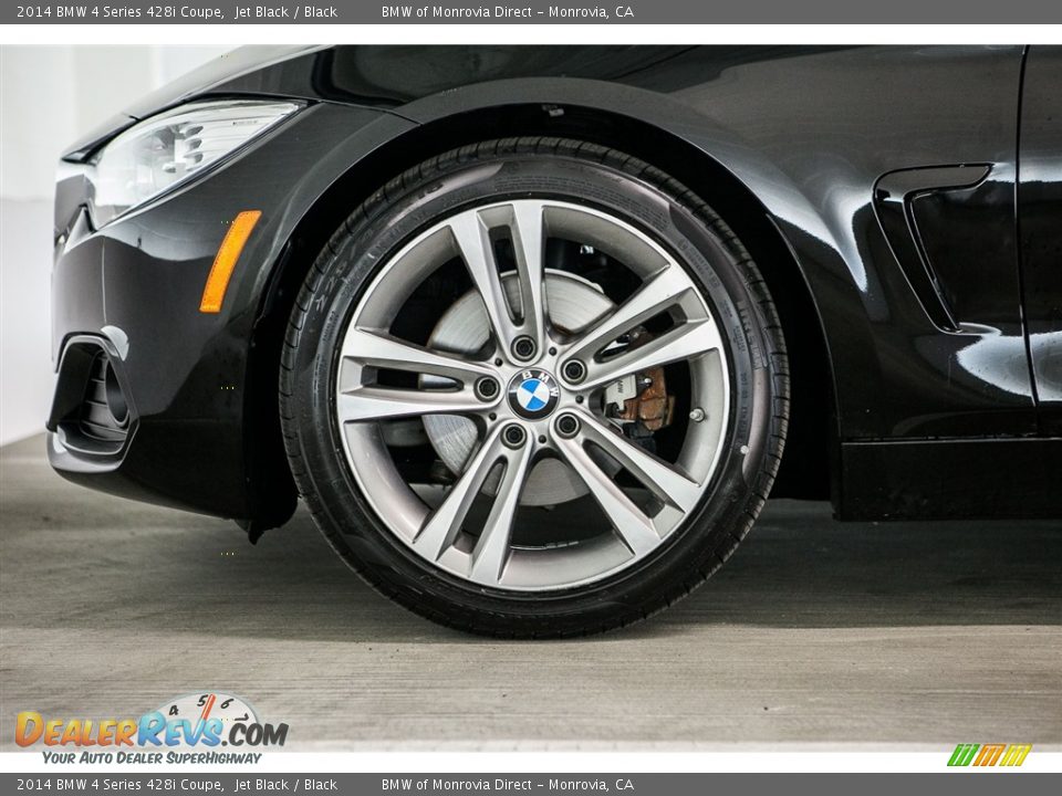 2014 BMW 4 Series 428i Coupe Jet Black / Black Photo #8