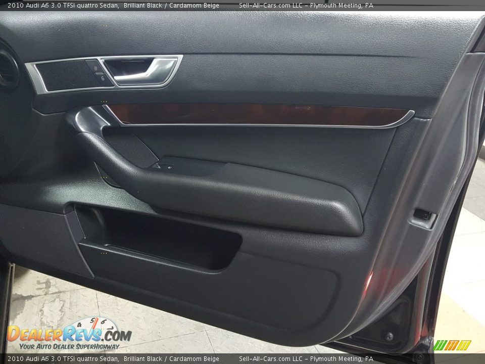 2010 Audi A6 3.0 TFSI quattro Sedan Brilliant Black / Cardamom Beige Photo #22