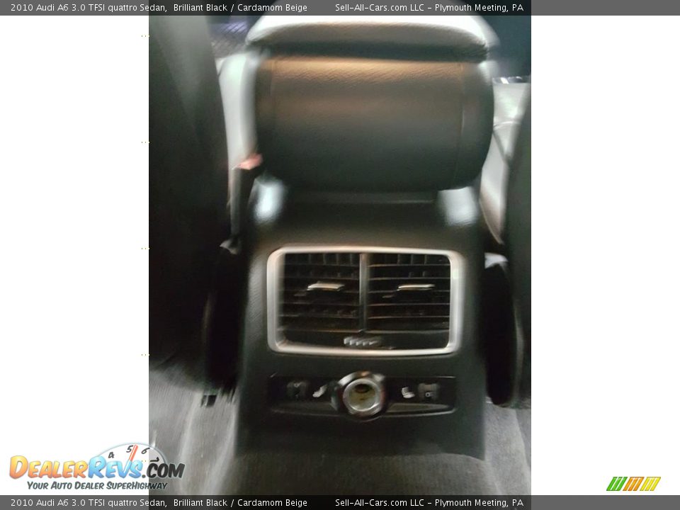 2010 Audi A6 3.0 TFSI quattro Sedan Brilliant Black / Cardamom Beige Photo #24