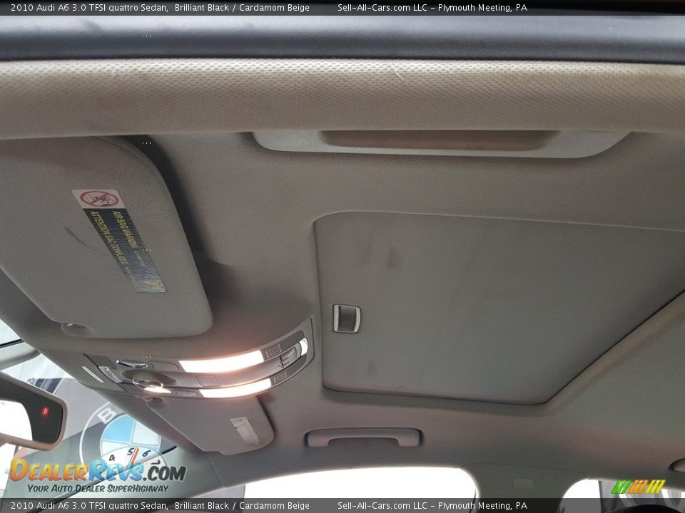 2010 Audi A6 3.0 TFSI quattro Sedan Brilliant Black / Cardamom Beige Photo #25