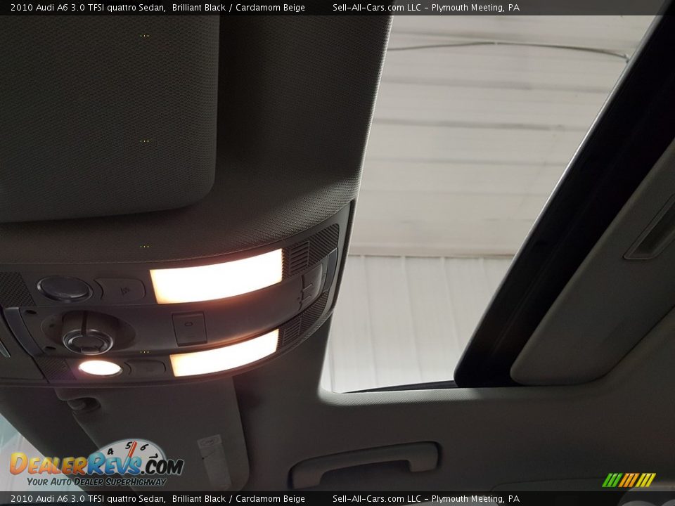2010 Audi A6 3.0 TFSI quattro Sedan Brilliant Black / Cardamom Beige Photo #26