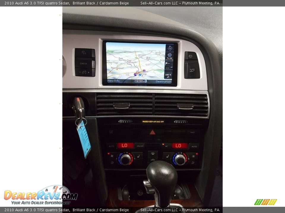 2010 Audi A6 3.0 TFSI quattro Sedan Brilliant Black / Cardamom Beige Photo #32