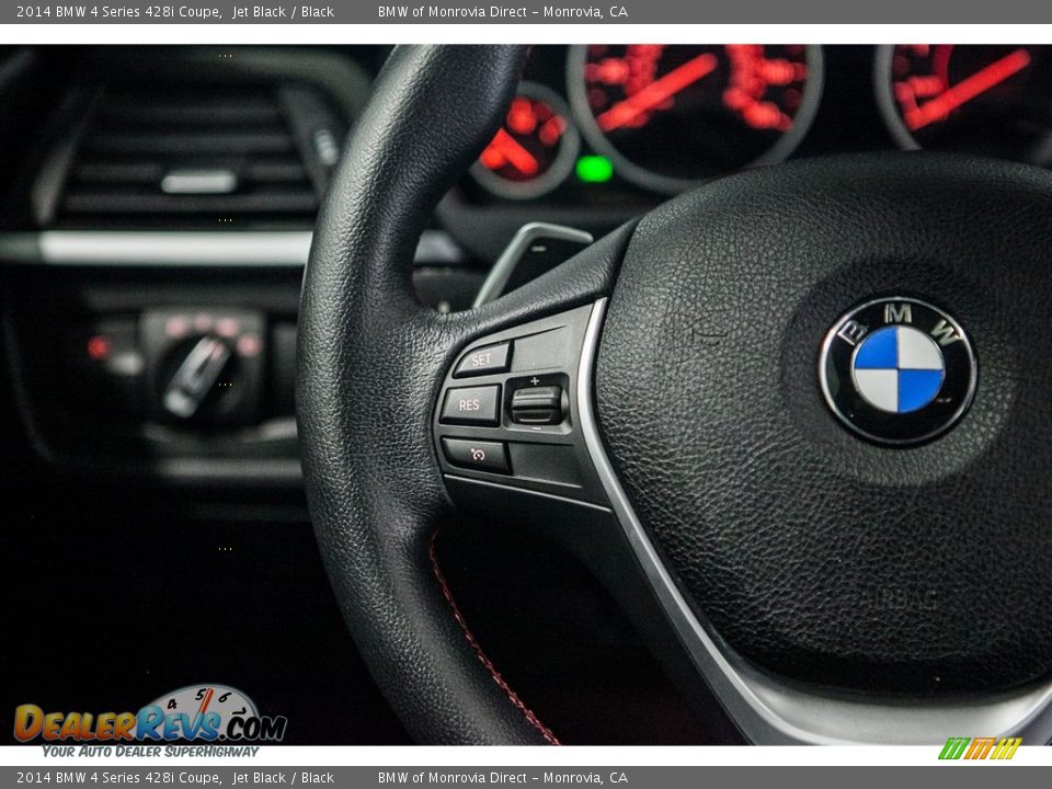 2014 BMW 4 Series 428i Coupe Jet Black / Black Photo #17