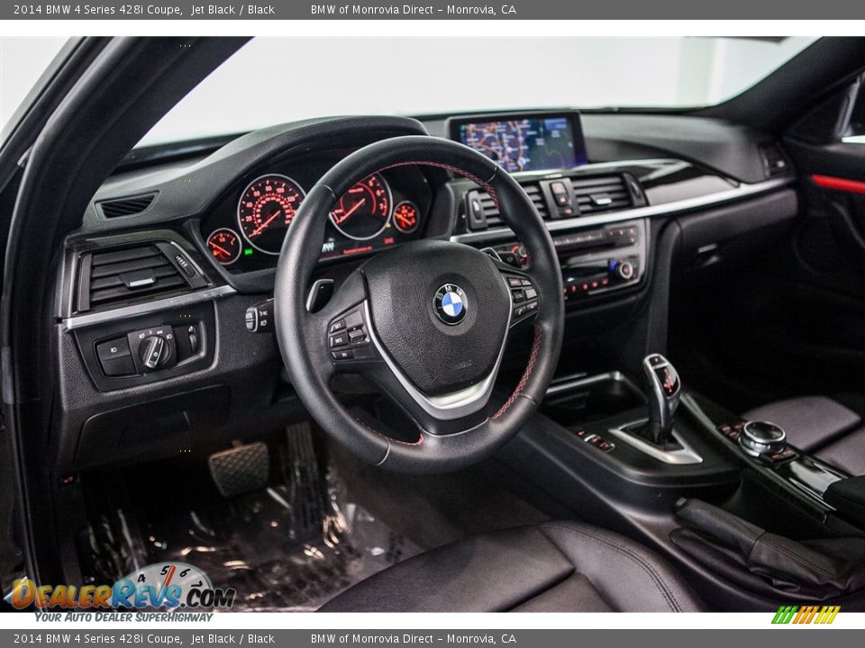 2014 BMW 4 Series 428i Coupe Jet Black / Black Photo #19