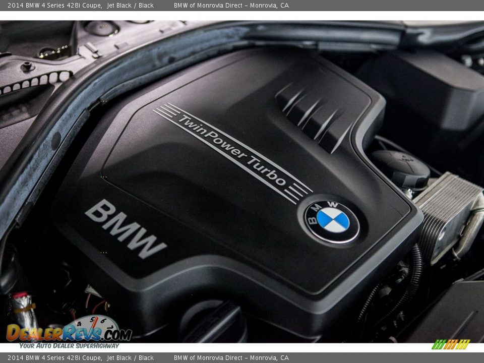 2014 BMW 4 Series 428i Coupe Jet Black / Black Photo #26