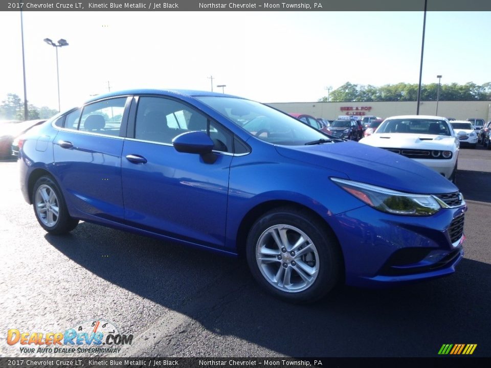 2017 Chevrolet Cruze LT Kinetic Blue Metallic / Jet Black Photo #3