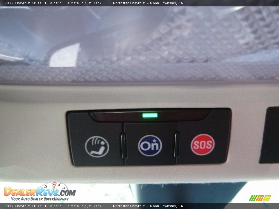2017 Chevrolet Cruze LT Kinetic Blue Metallic / Jet Black Photo #17