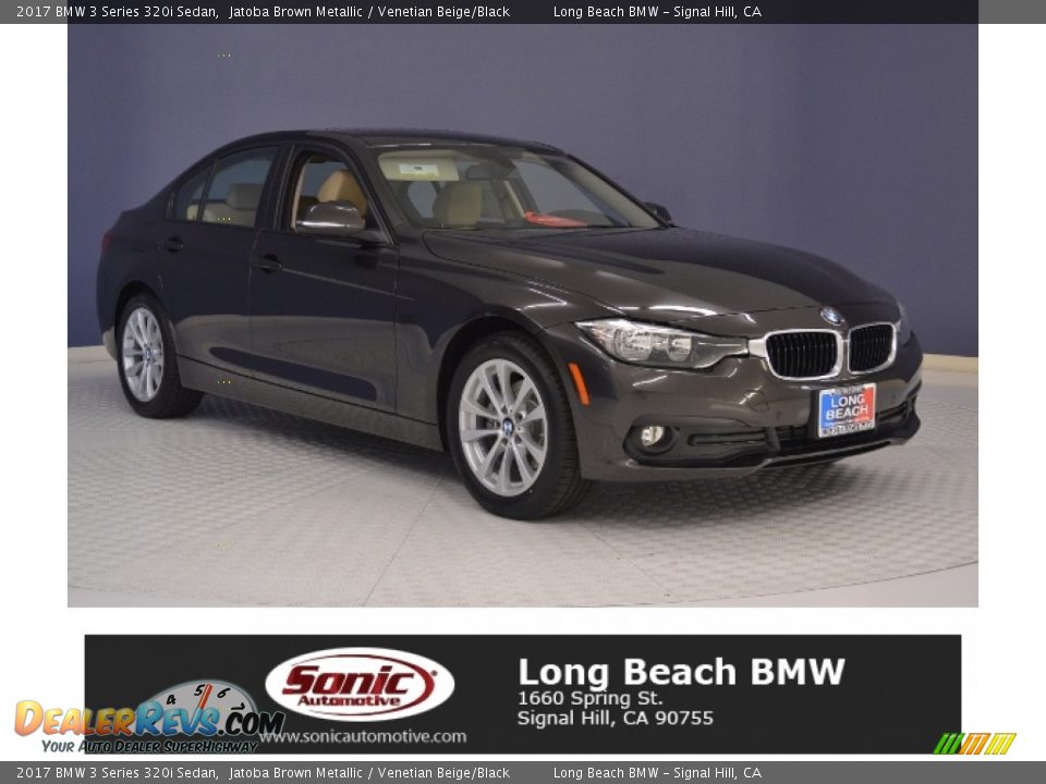 2017 BMW 3 Series 320i Sedan Jatoba Brown Metallic / Venetian Beige/Black Photo #1