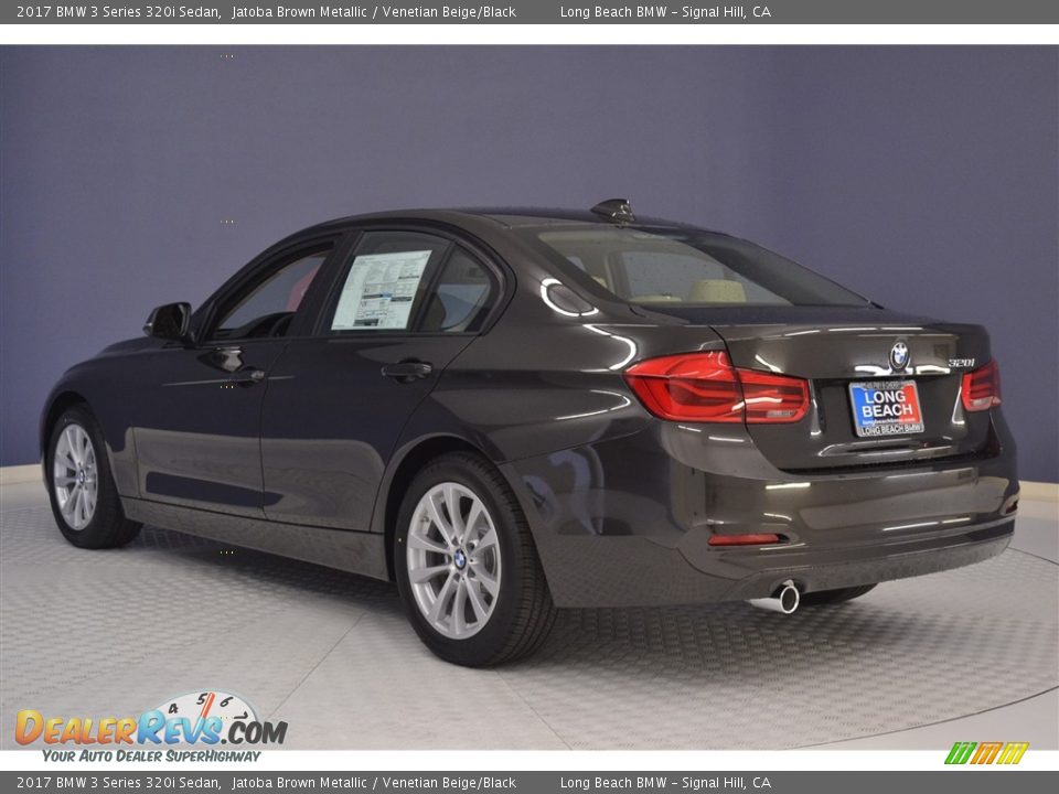 2017 BMW 3 Series 320i Sedan Jatoba Brown Metallic / Venetian Beige/Black Photo #4